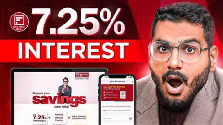How idfc gives 7 interest?