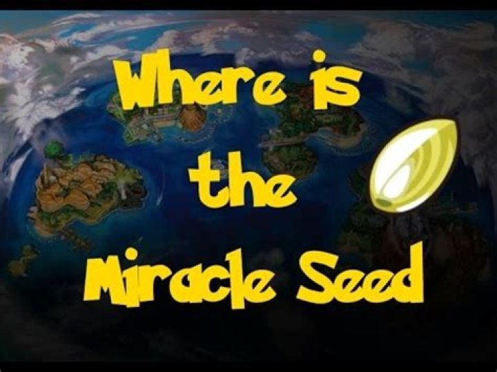 Where is the miracle seed pokemon?